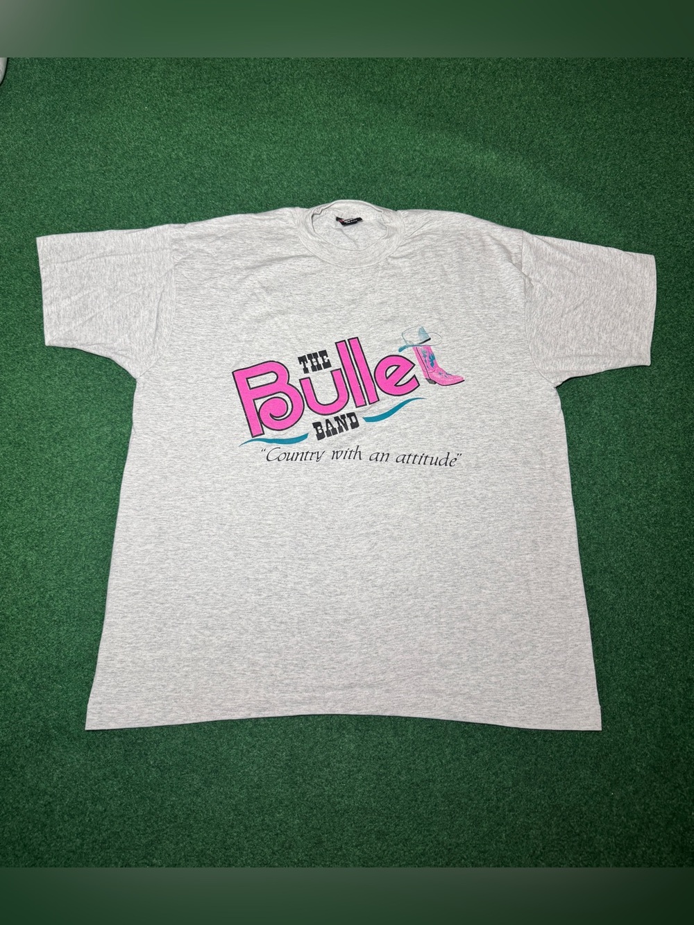 The Bullet Band Vintage T Shirt Country Music With An Attitude XL 90s Shirt